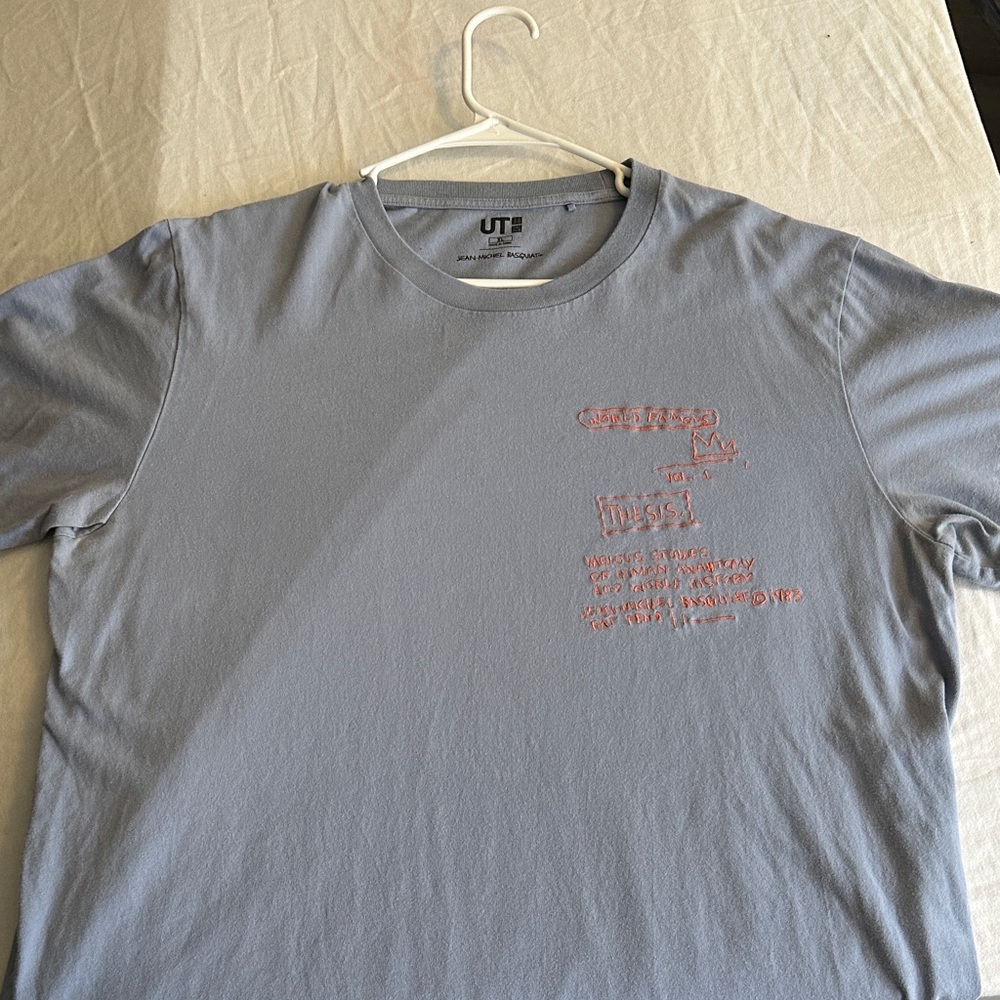 Uniqlo x Jean- Michael Basquiat Gray  T-Shirt